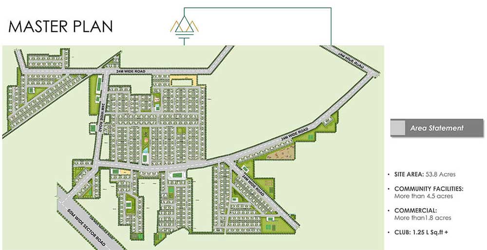 M3M Antalya Hills floor plan layout